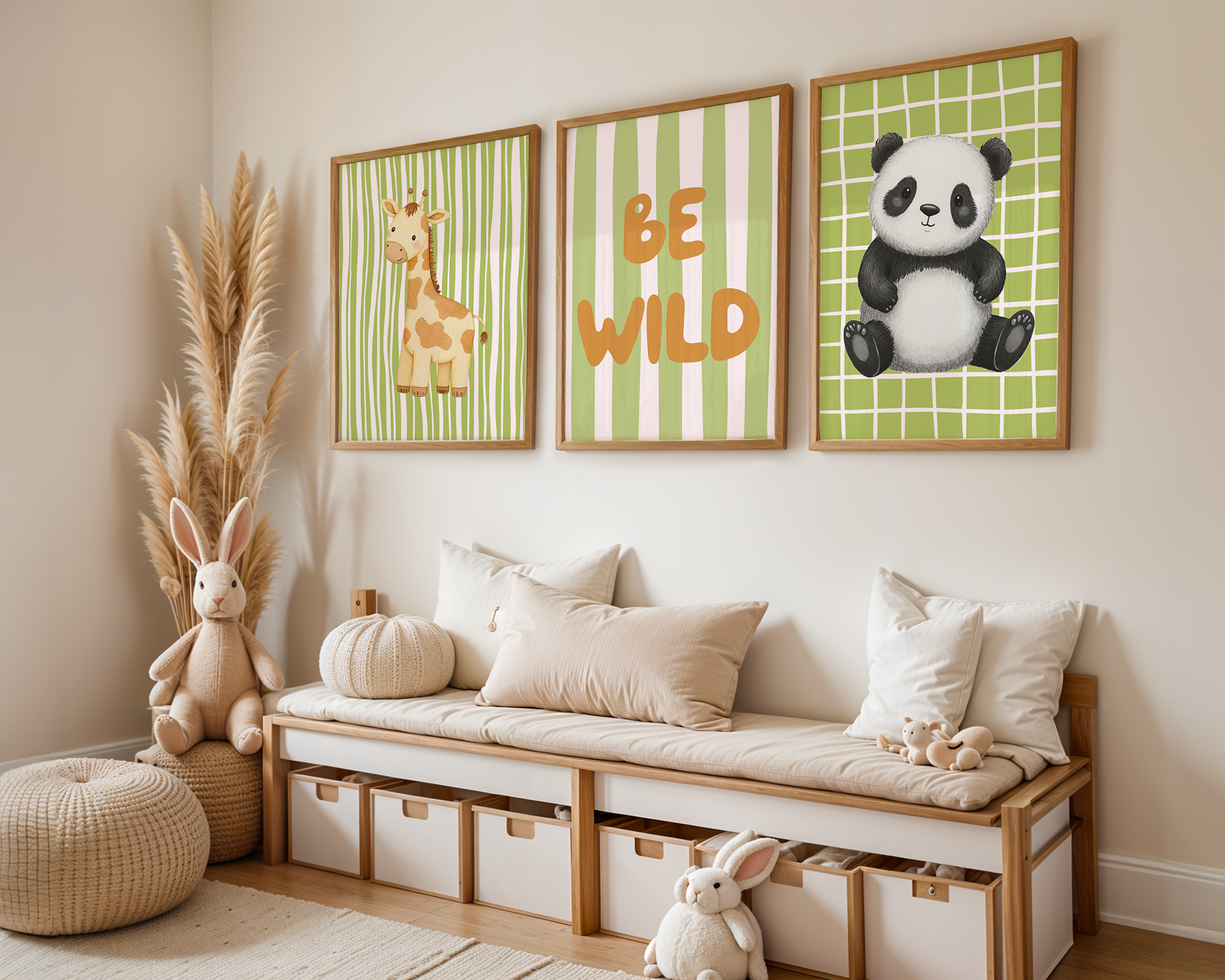 Safari animals- Set of 3 (Print Only)