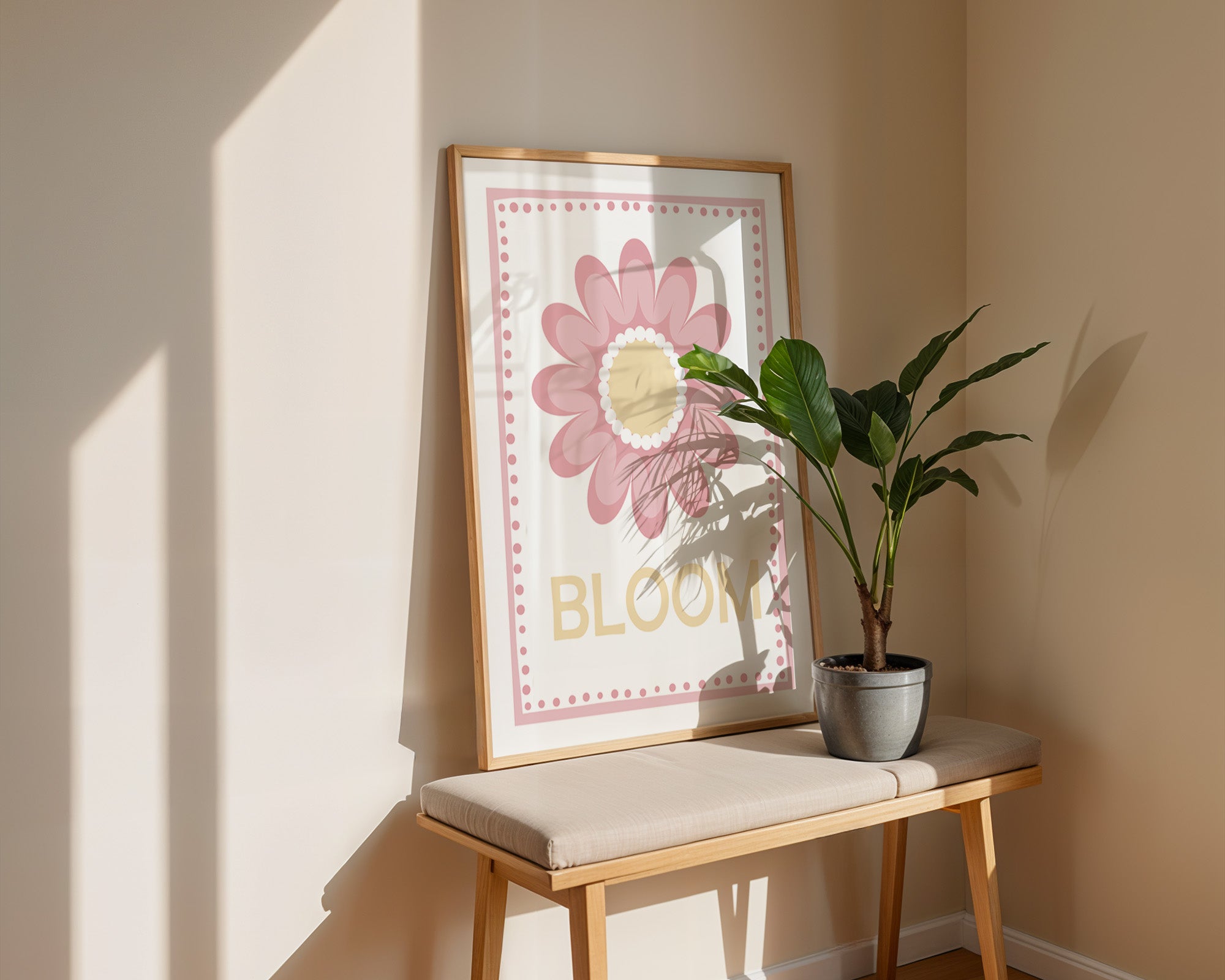 Pastel Bloom – Floral Art (Print Only)