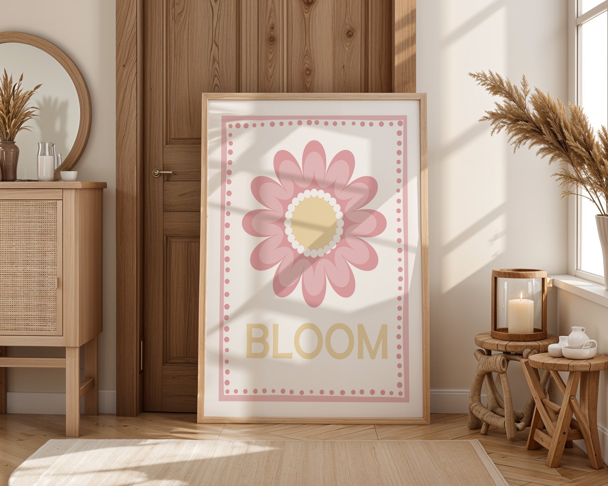 Pastel Bloom – Floral Art (Print Only)