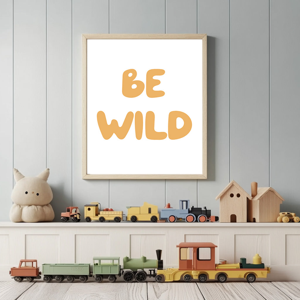 Safari animals- Set of 3 (Print Only) - Light Orange