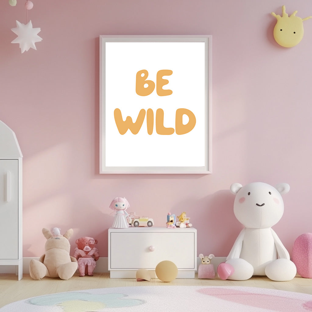 Safari animals- Set of 3 (Print Only) - Light Orange