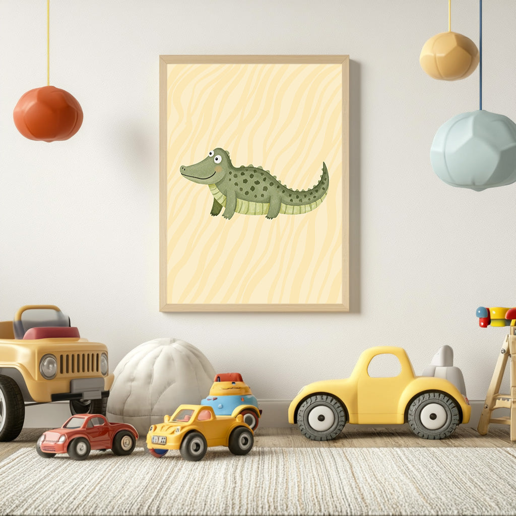 Safari animals- Set of 3 (Print Only) - Yellow