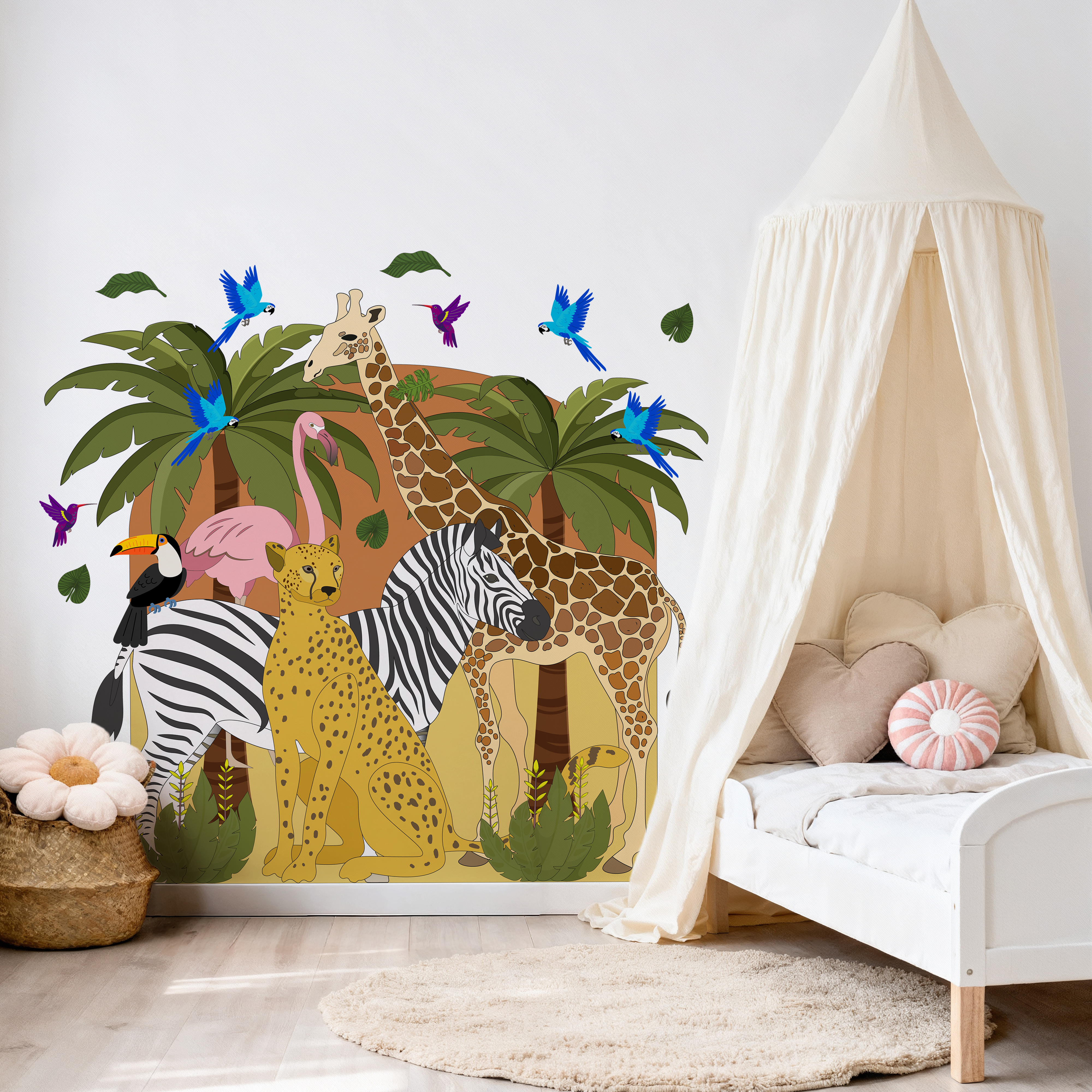 Jungle Safari Arch Wall Sticker