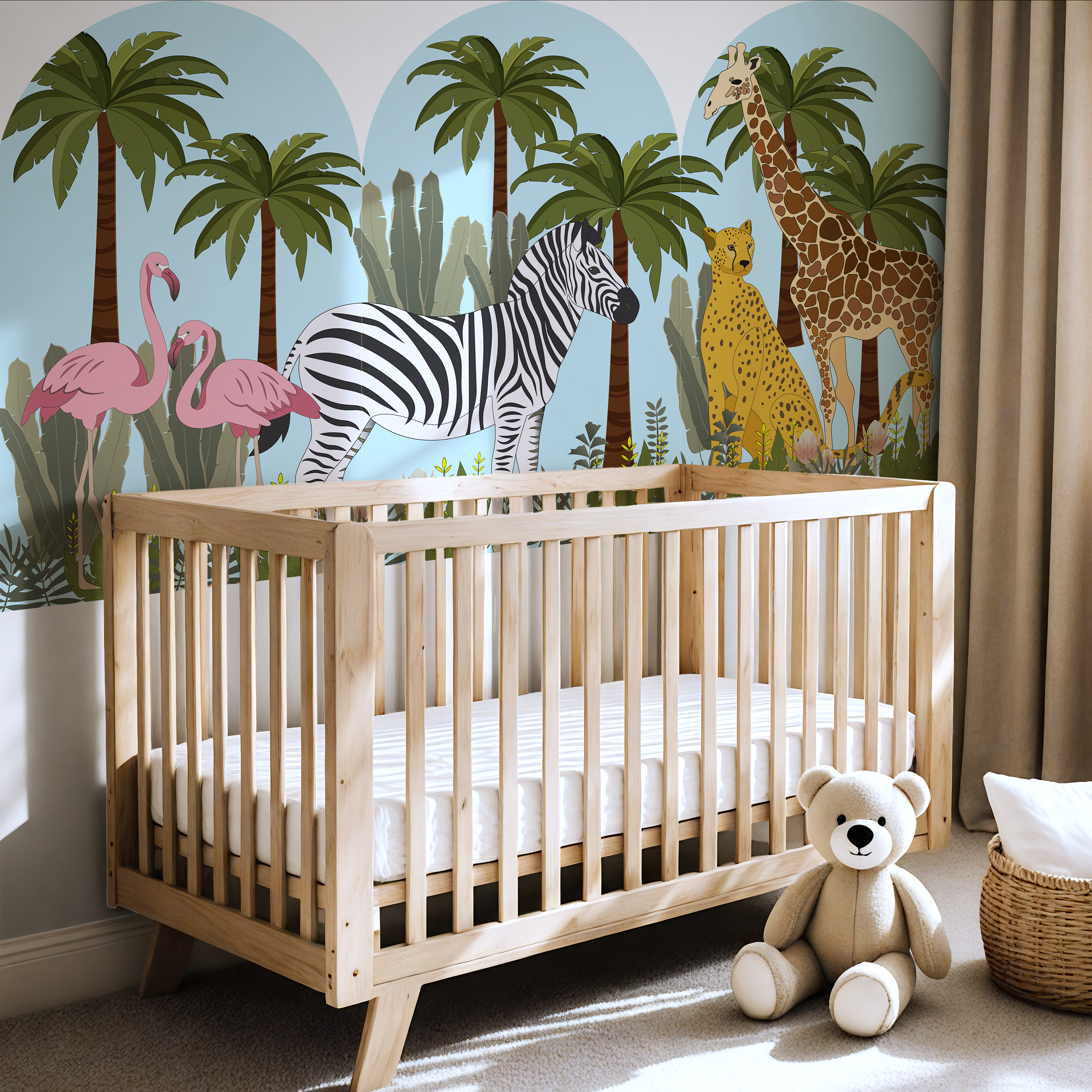 Set of 3 Arch – African Jungle Safari Wall Stickers