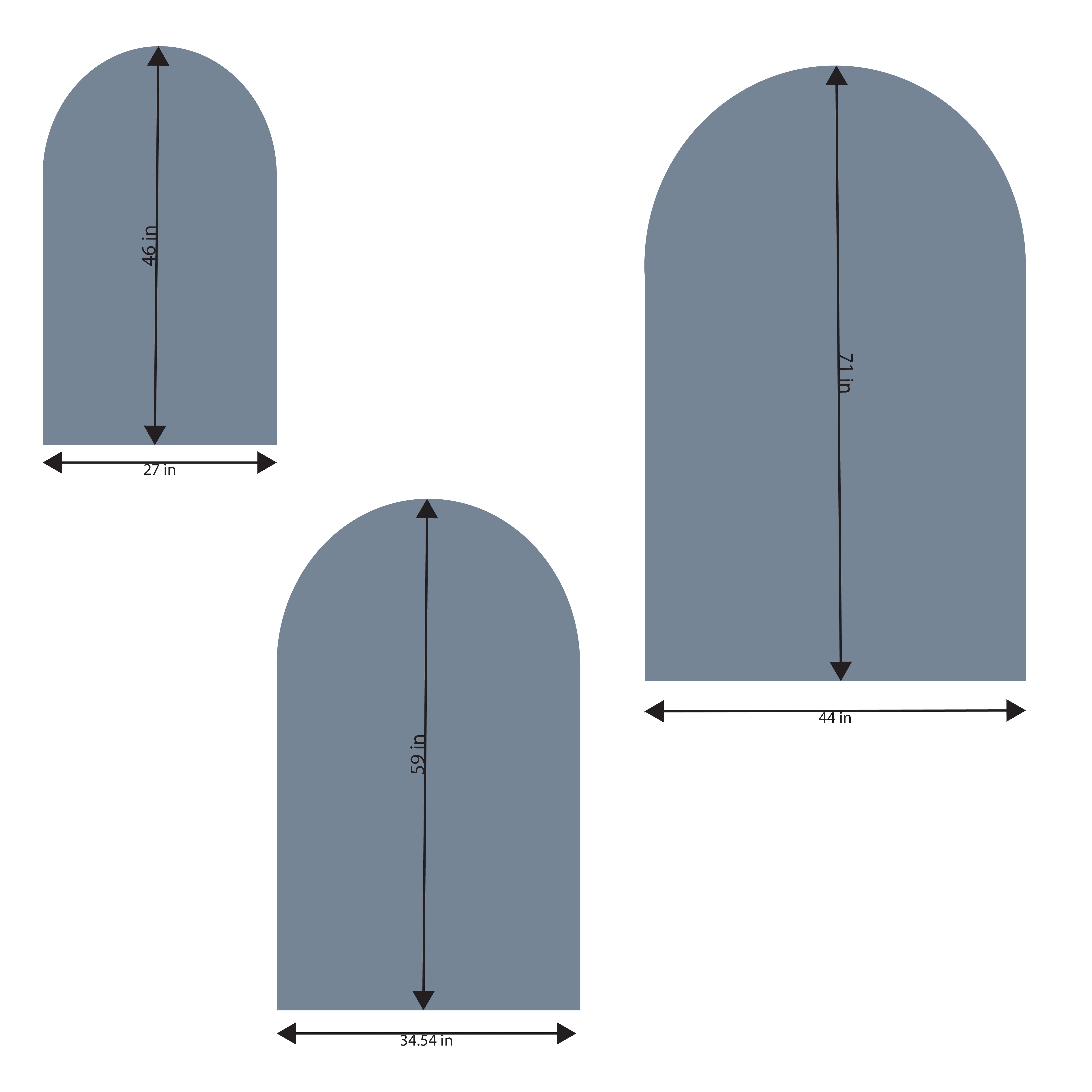 Solid Blue Arch