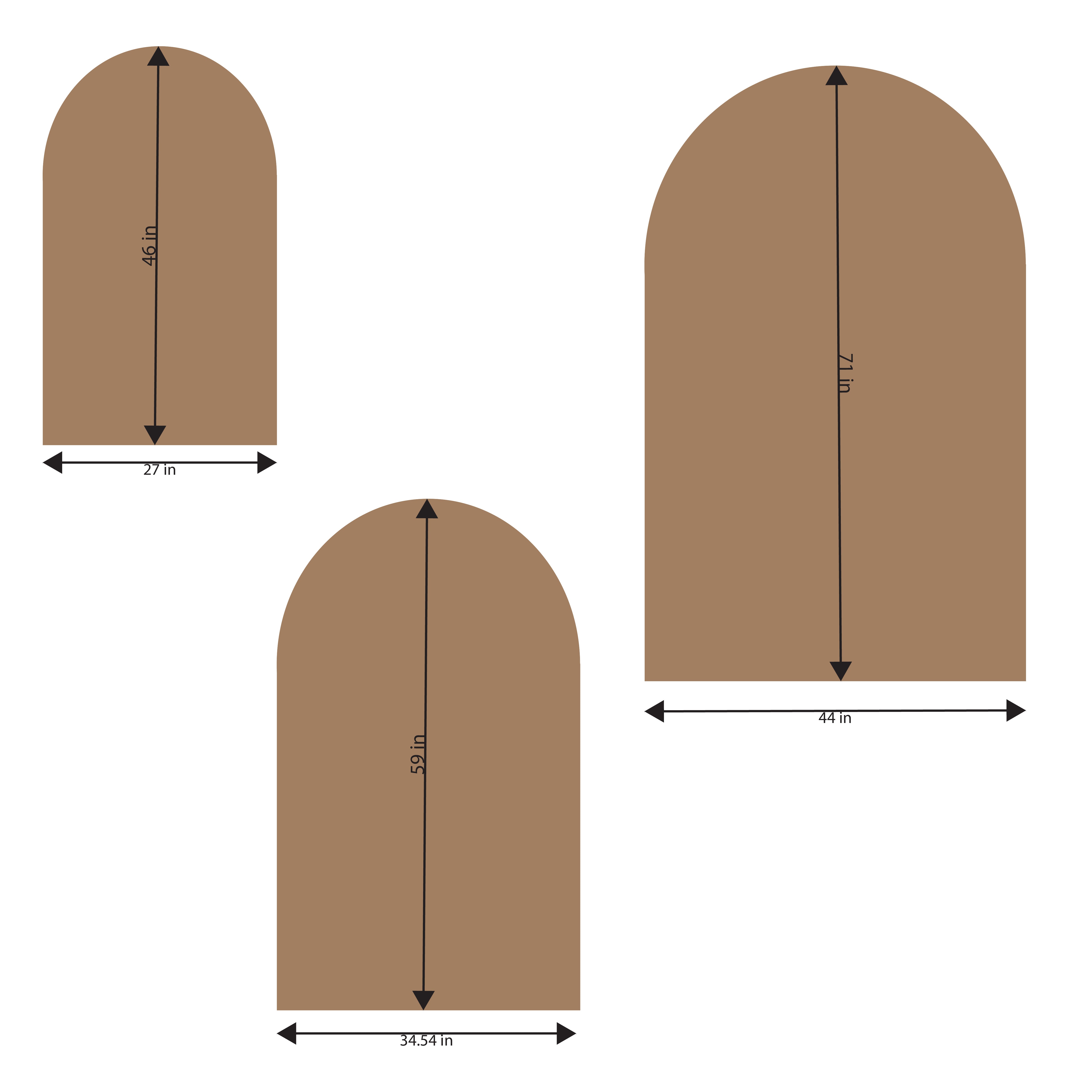 Solid Brown Arch