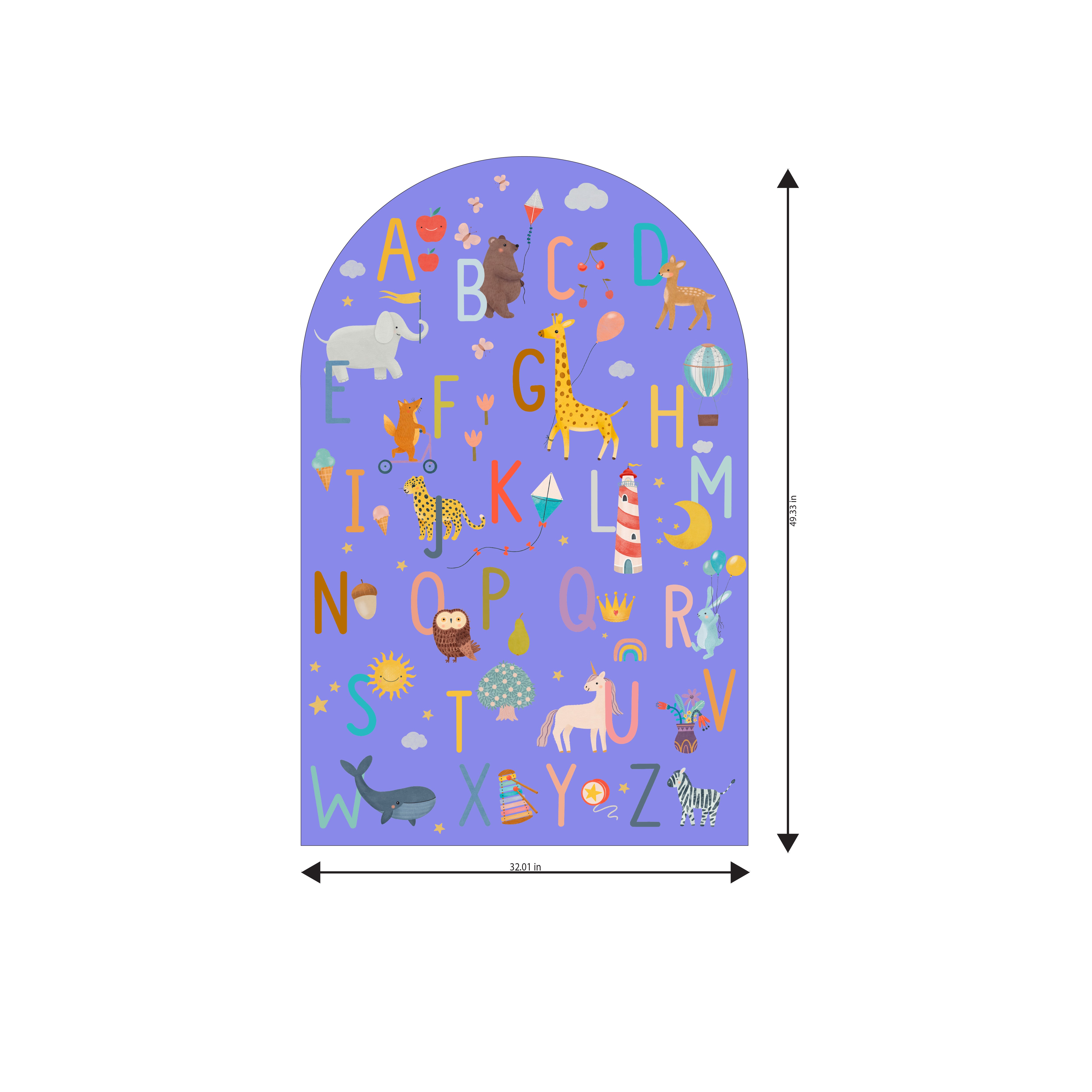 Alphabet Arch Wall Sticker