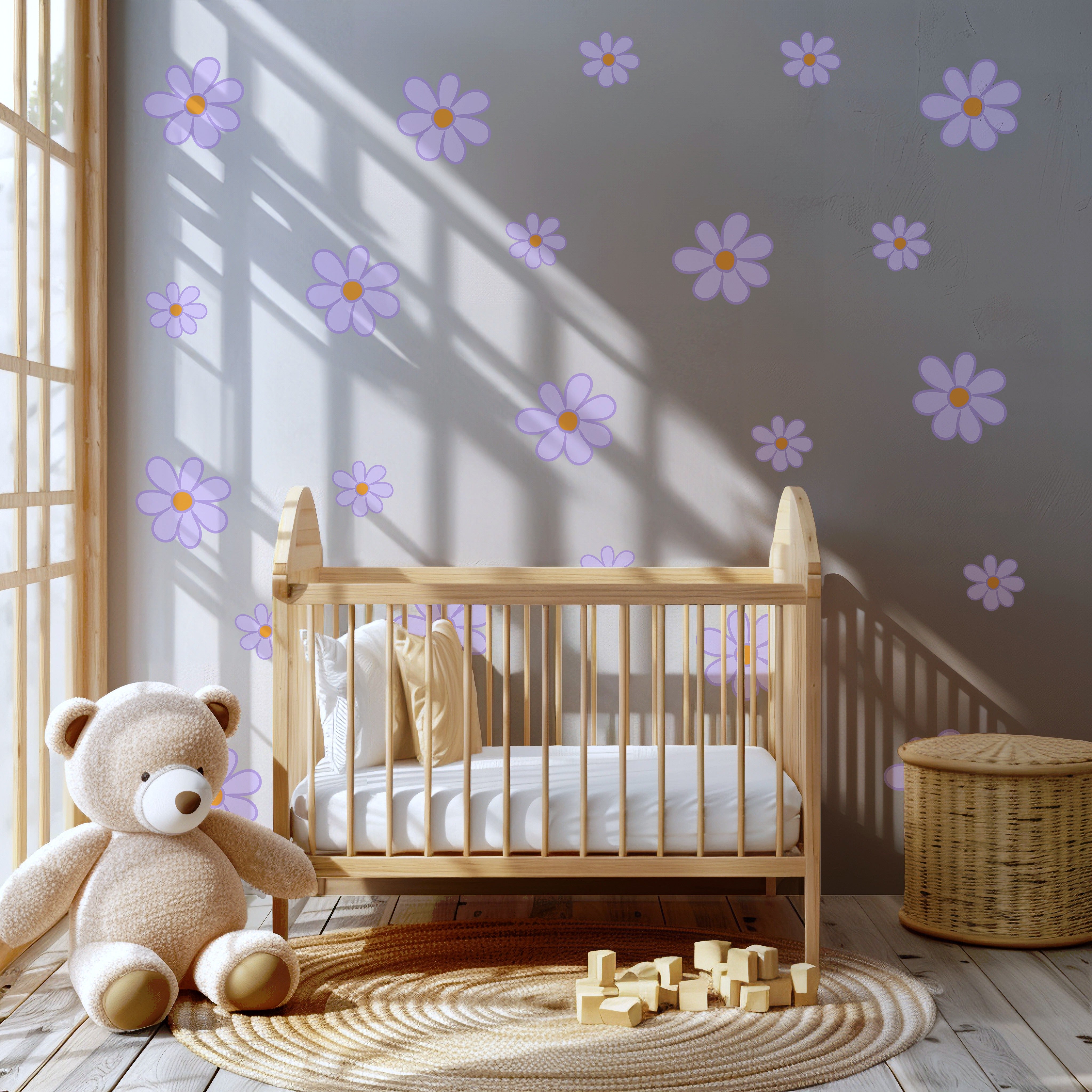 Daisy Flower in Pastel Purple