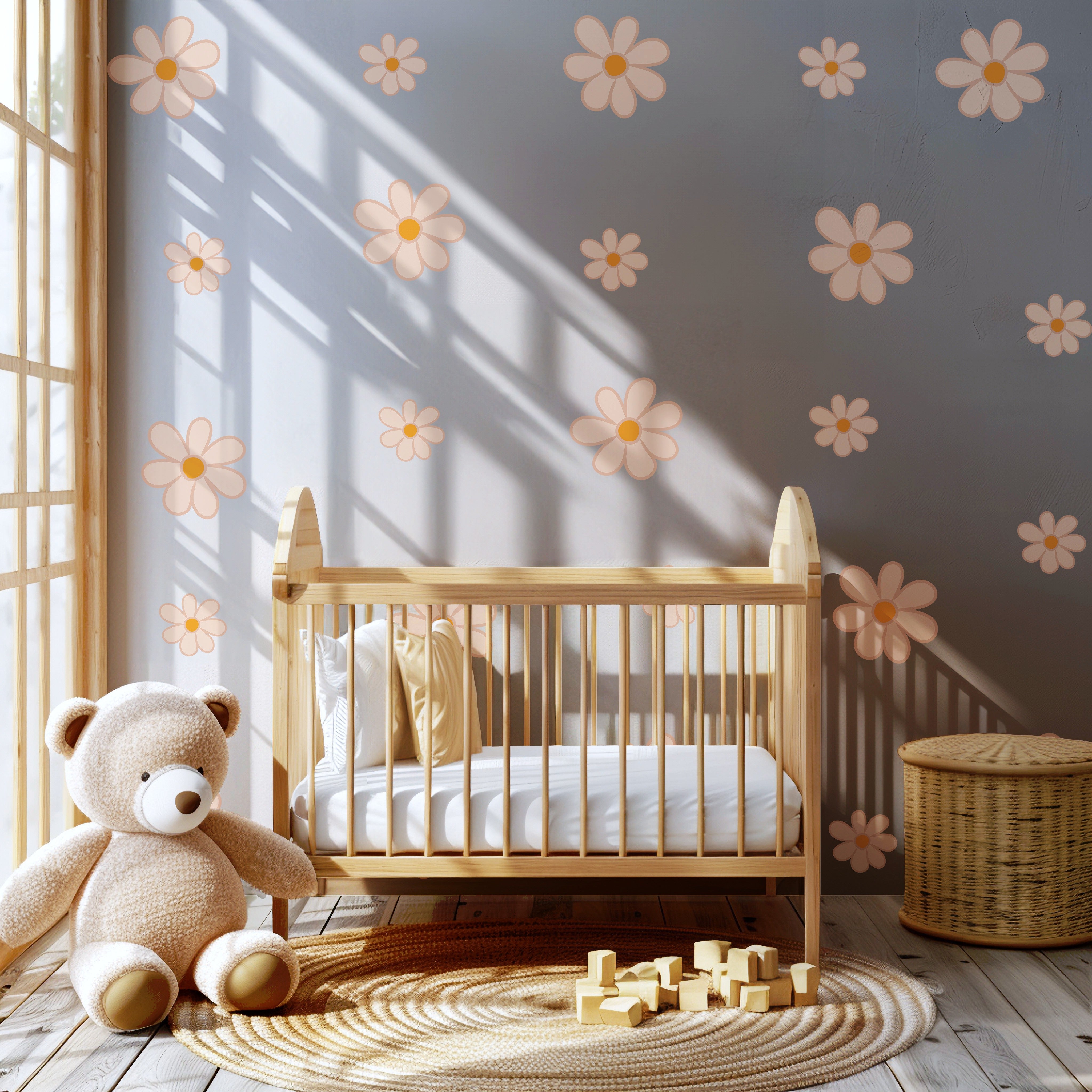 Daisy Flower in Pastel Peach