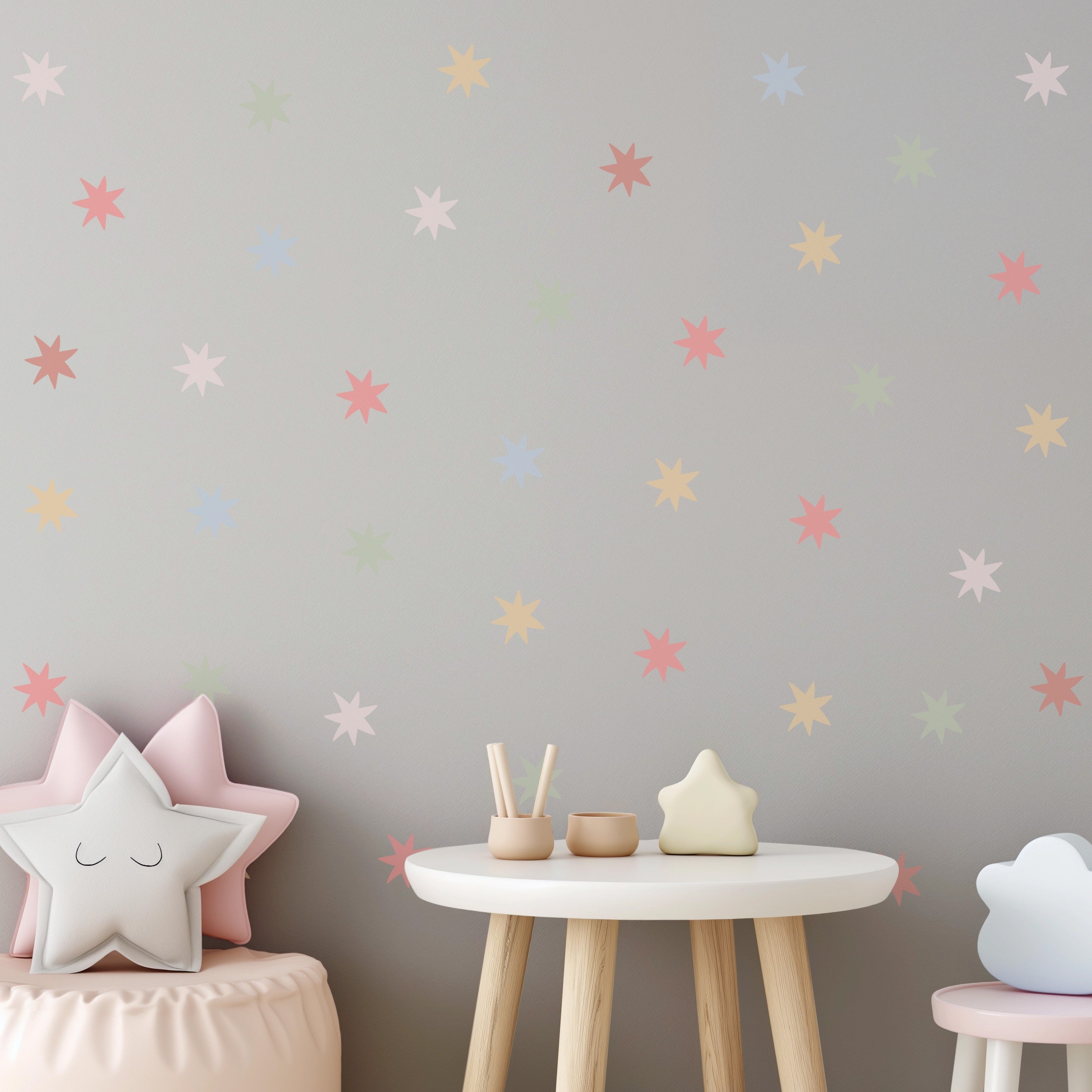 Pastel Cosmic Stars