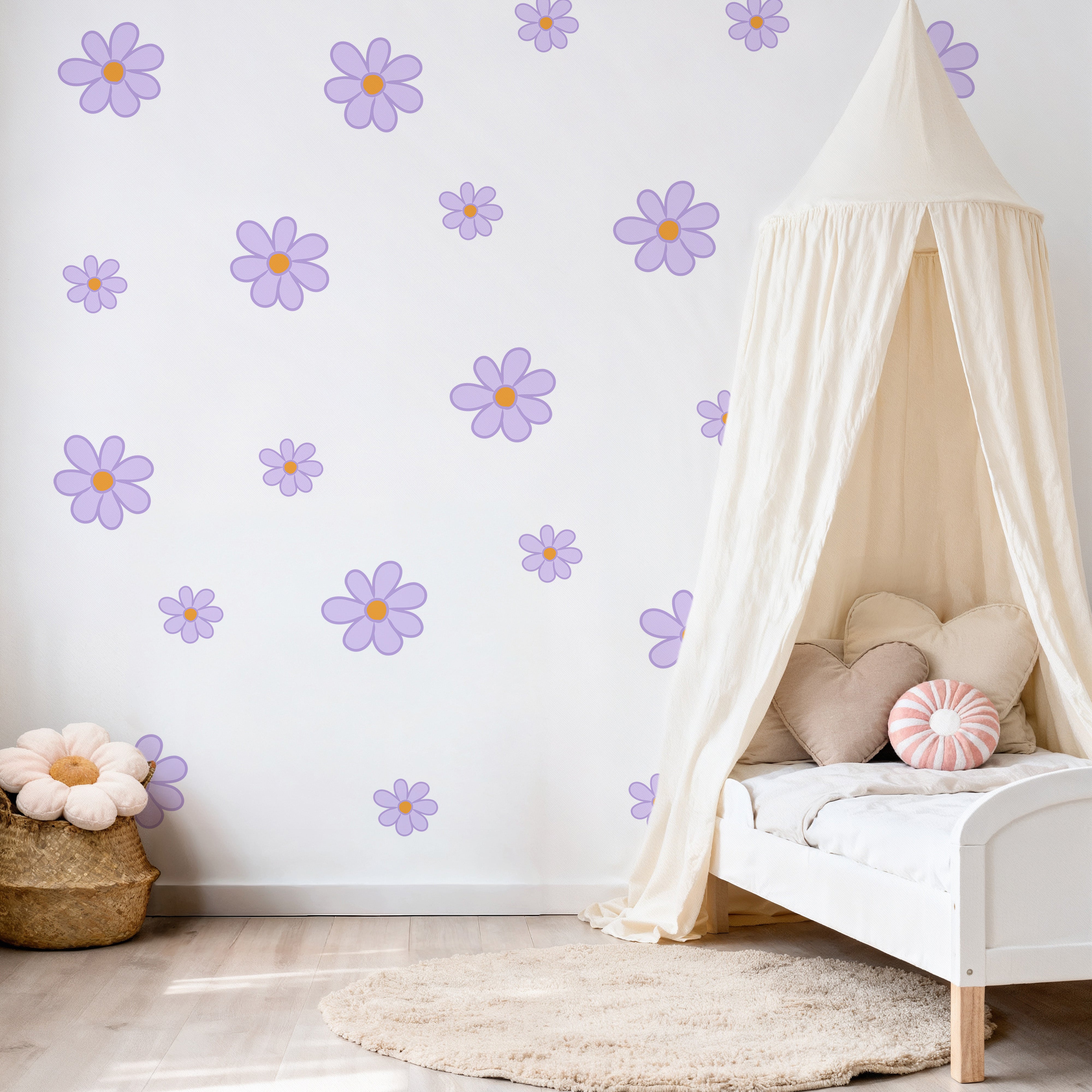 Daisy Flower in Pastel Purple