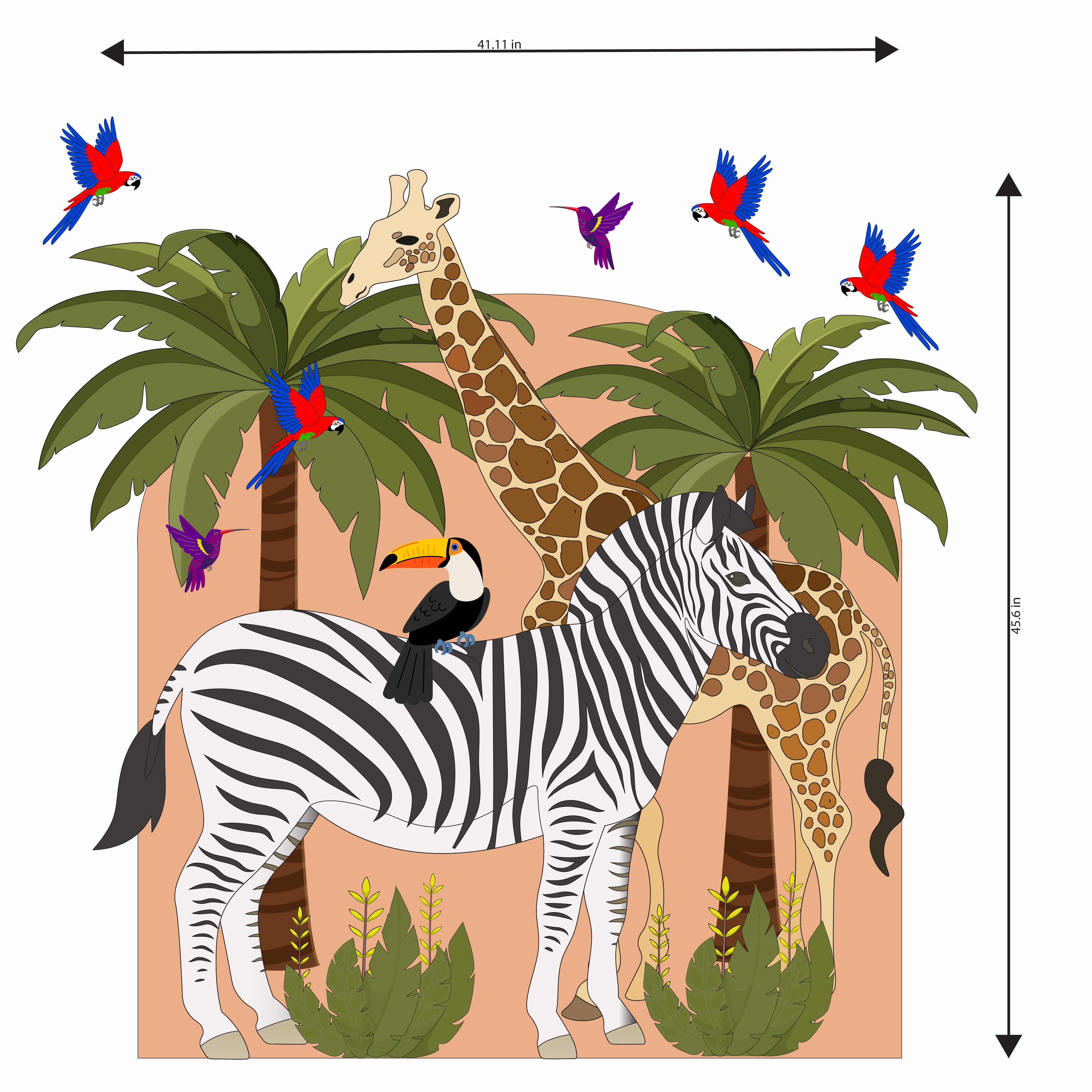 Arch Safari Wall Sticker