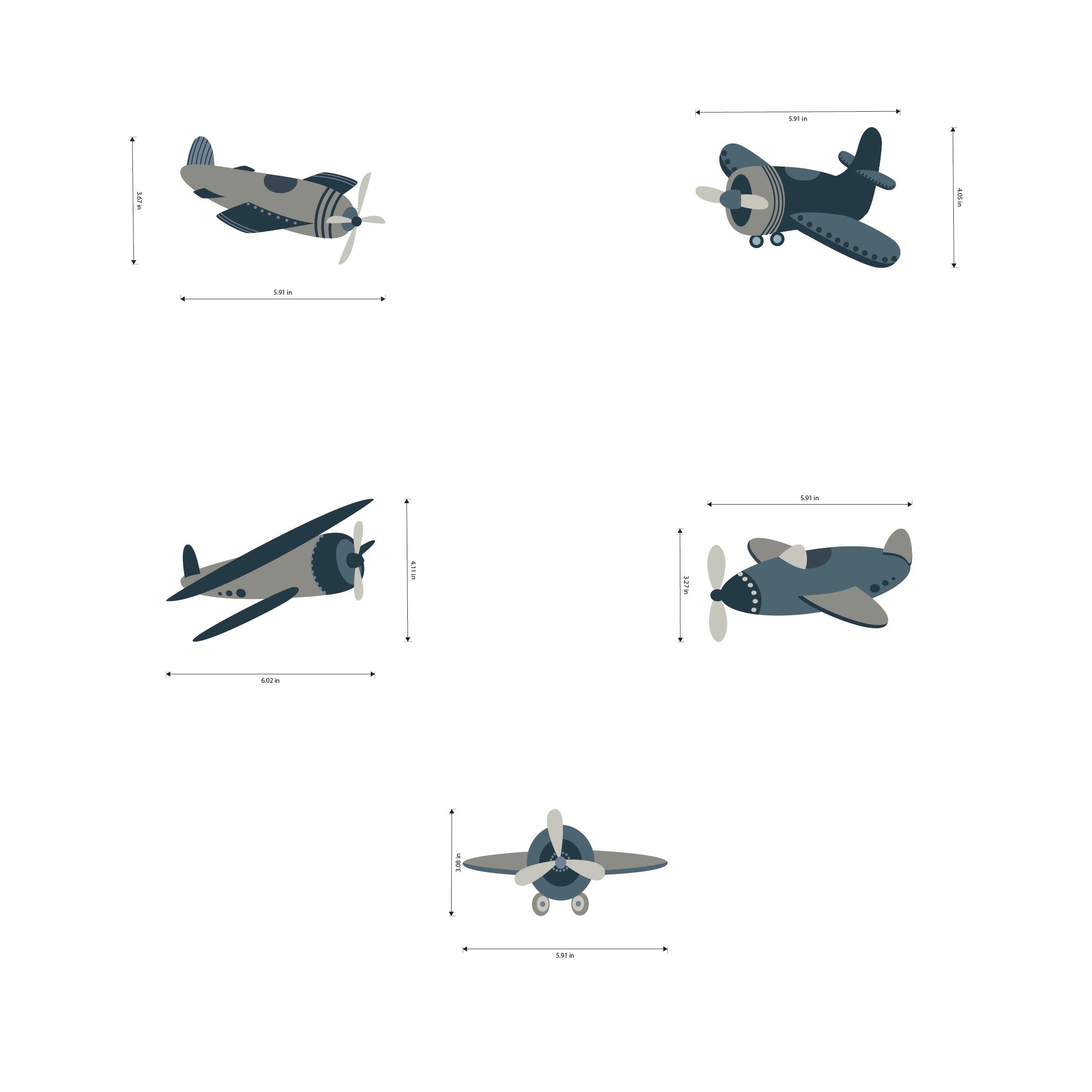 Little Aviator Vintage Airplane