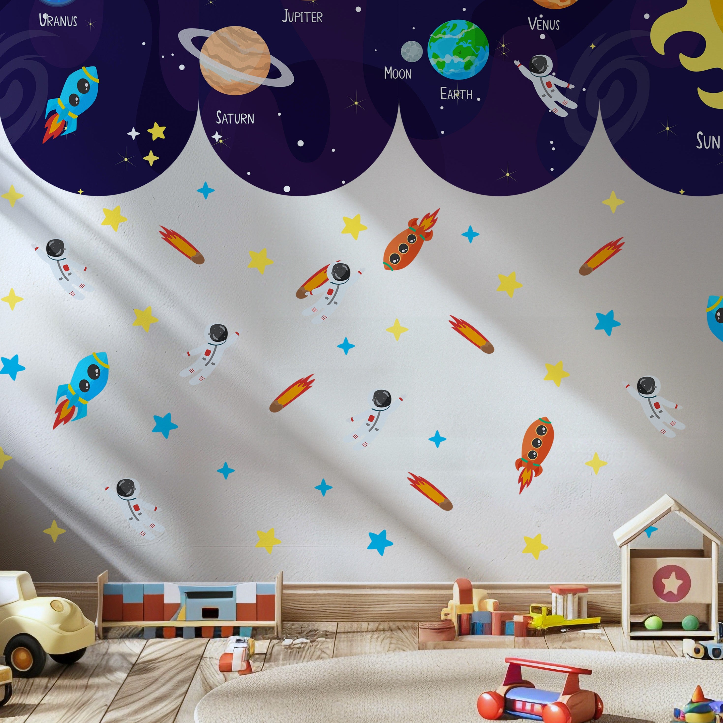 Space Elements Small Wall Sticker Set