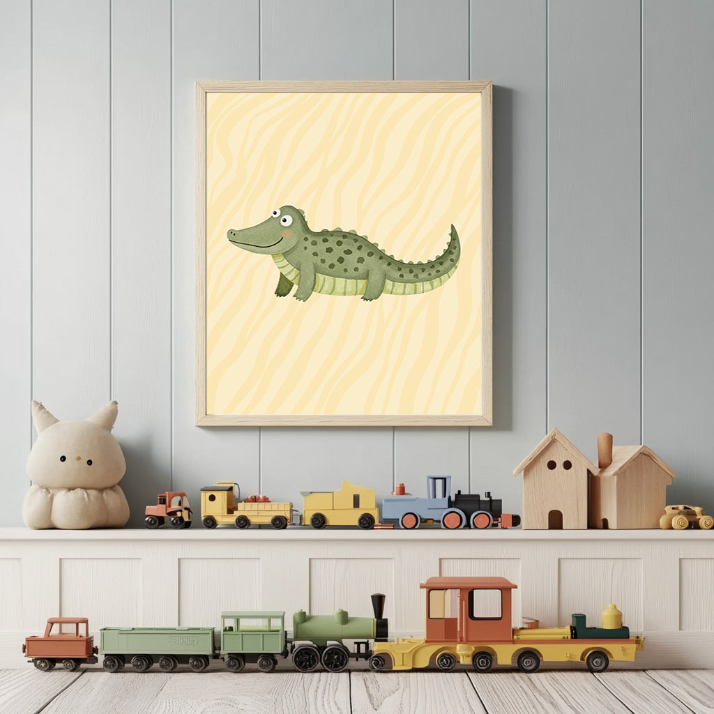 Safari animals- Set of 3 (Print Only) - Yellow