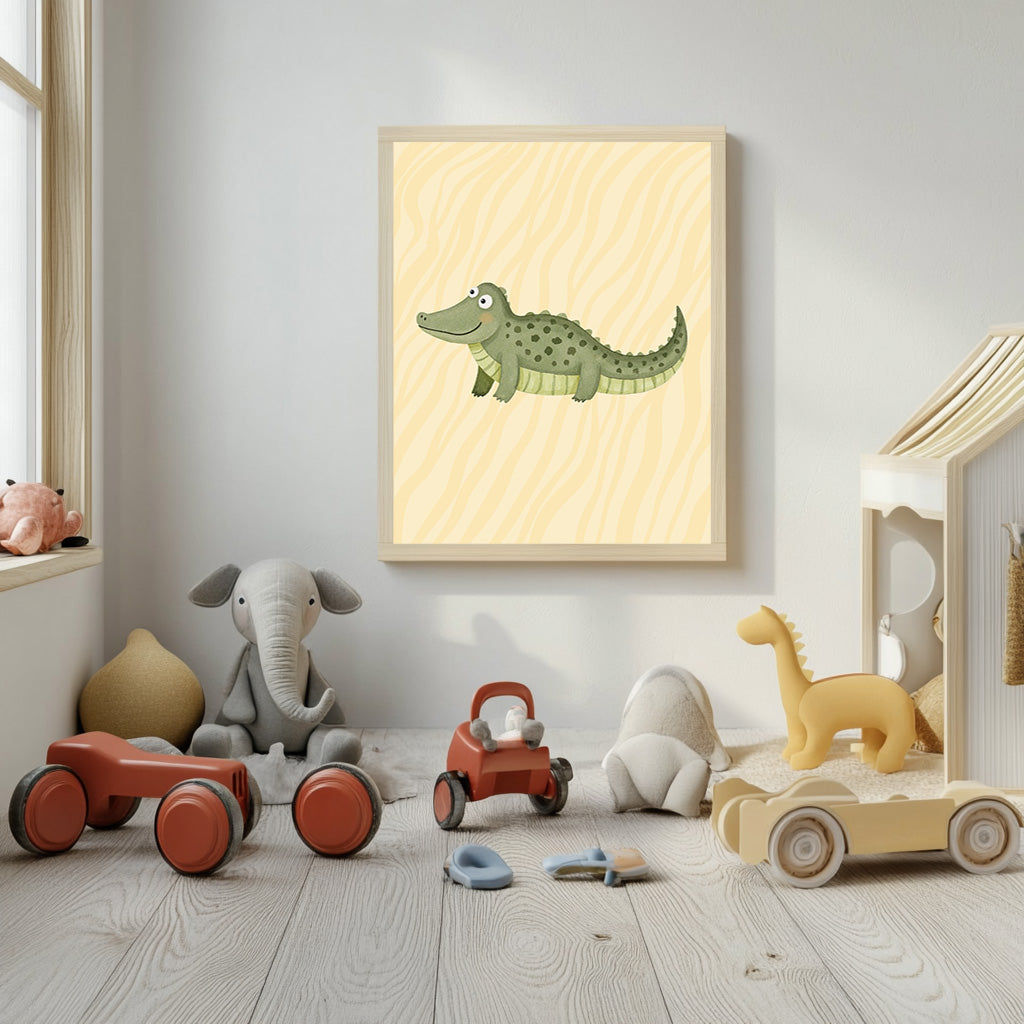 Safari animals- Set of 3 (Print Only) - Yellow