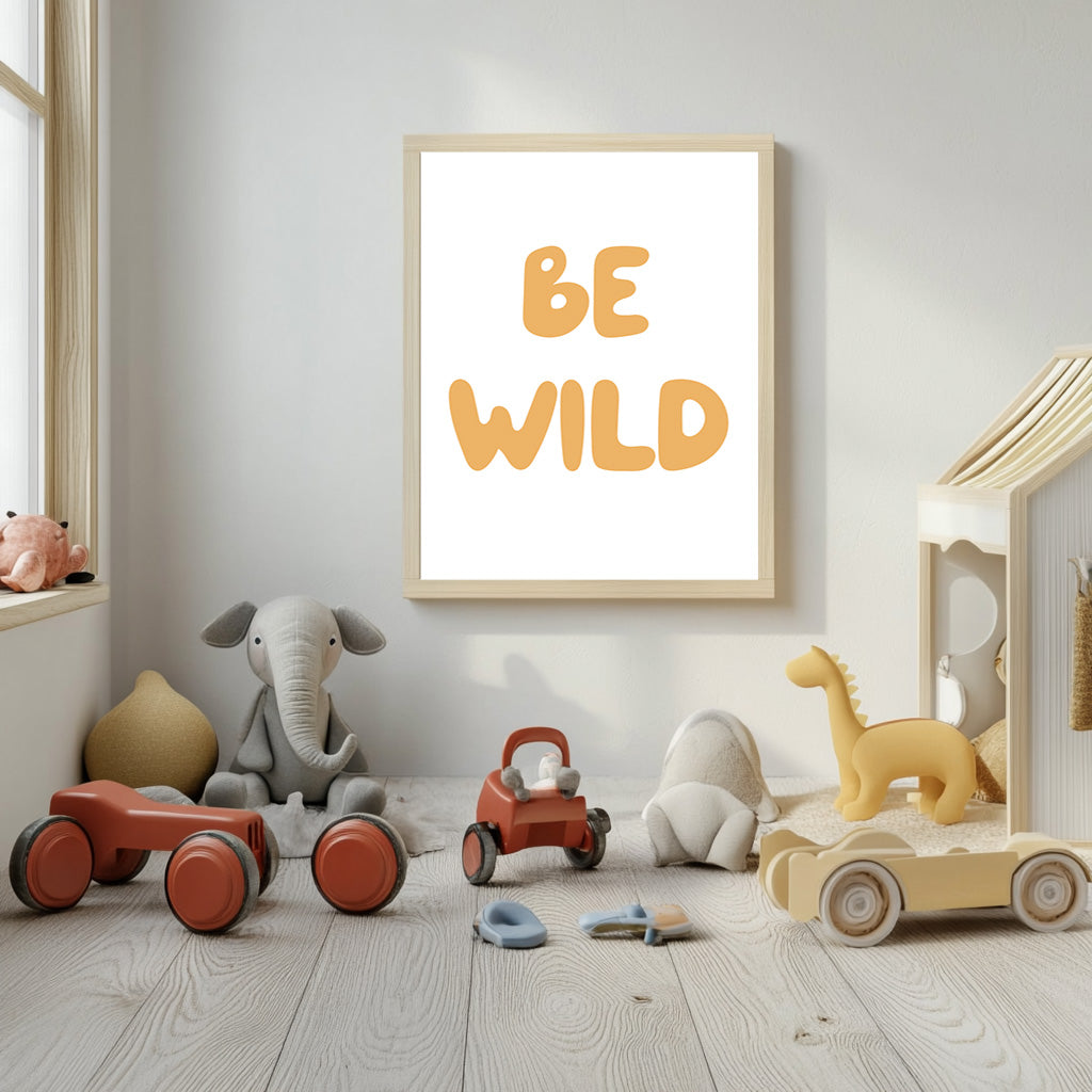 Safari animals- Set of 3 (Print Only) - Light Orange