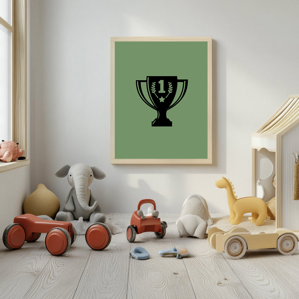 Trophy – Green Background