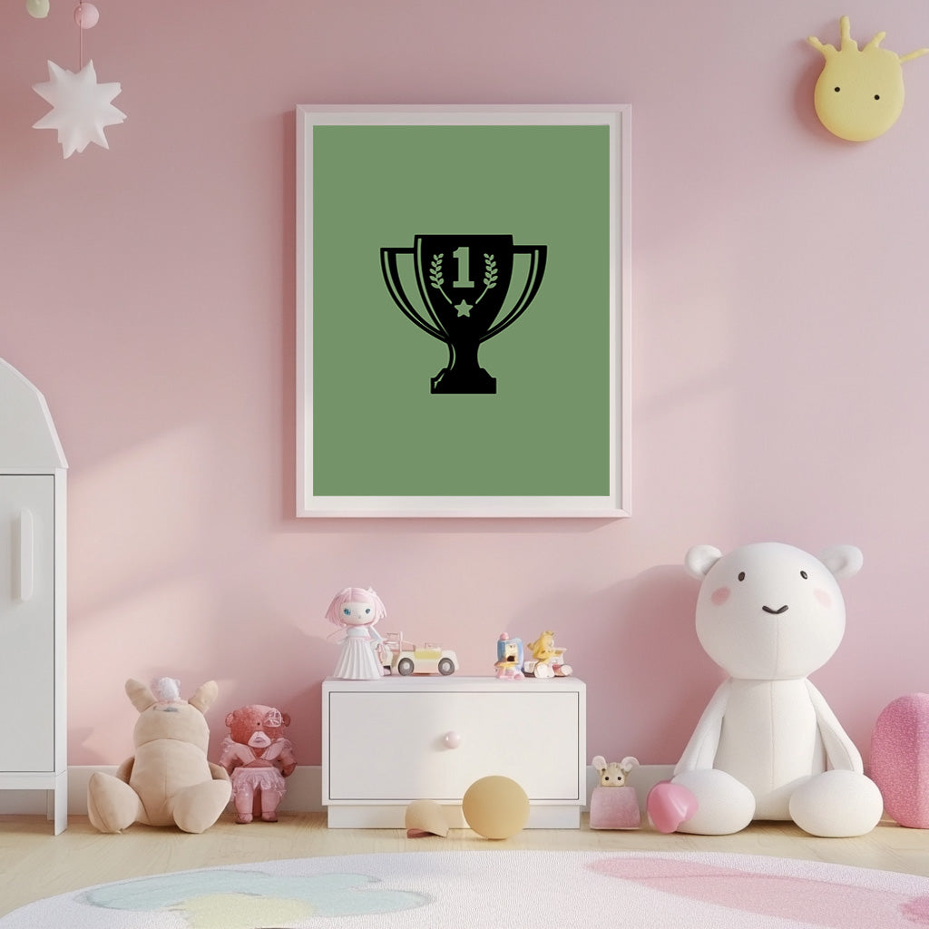 Trophy – Green Background