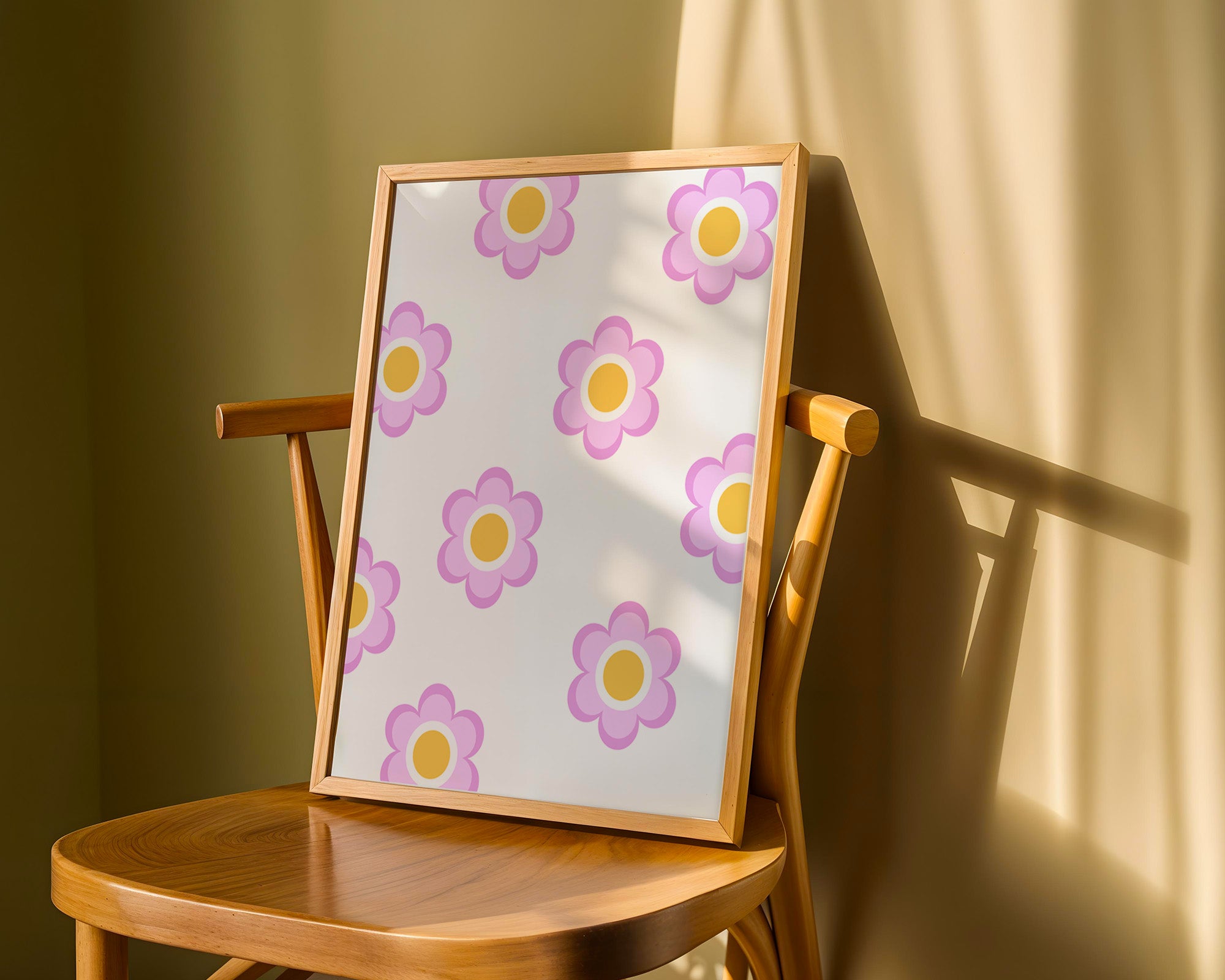 Pink Flower Art Print (Print Only)