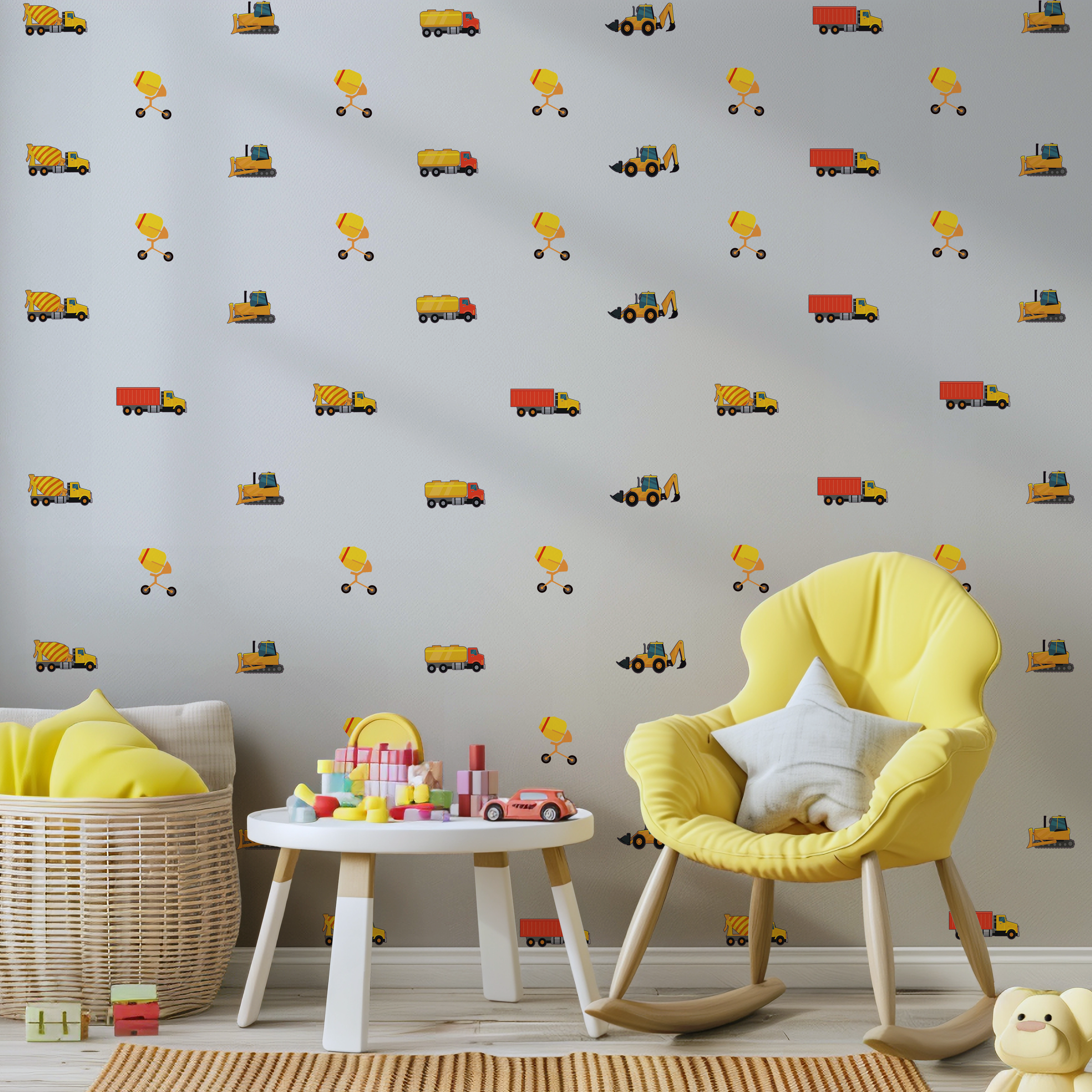 Small Construction Vehicle Sticker